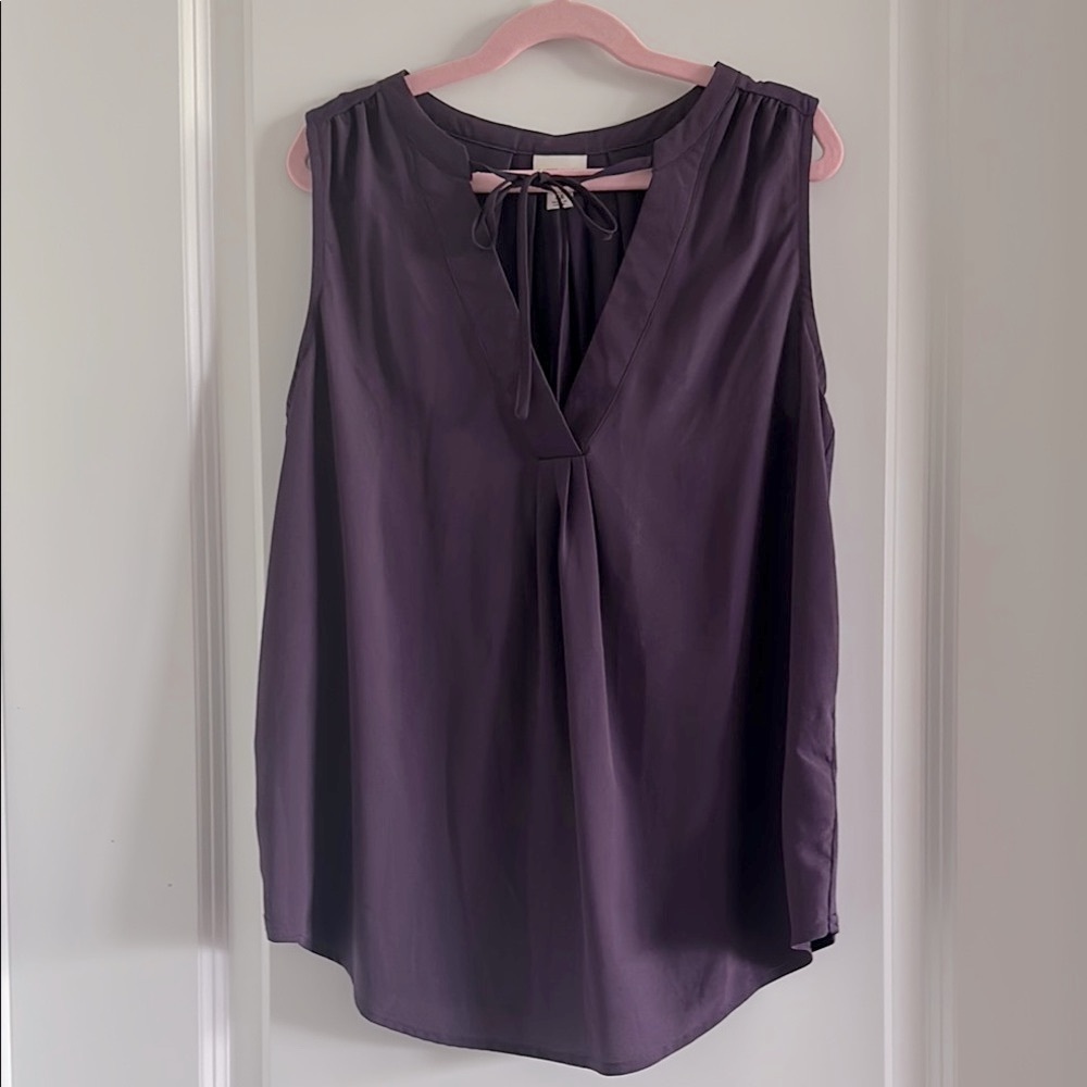 Merona Brand Woman’s Elegant Purple Sleeveless Top - Size XS